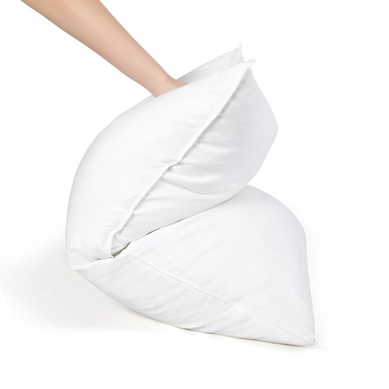 Peace Nest Feather Bed Pillows 100% Cotton Set of 2, 2 of 5