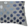 18"x18" Dots Poly Filled Square Throw Pillow Blue - Rizzy Home: Embroidered, Textured, Indoor Decor - 4 of 4