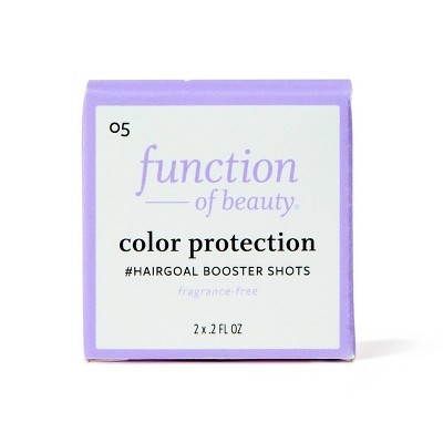 Function of Beauty Color Protection #HairGoal Booster Shots with Rice Protein - 2pk/0.2 fl oz