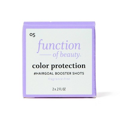 Function of Beauty Color Protection #HairGoal Booster Shots with Rice Protein - 2pk/0.2 fl oz