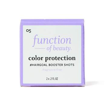Function of Beauty Color Protection #HairGoal Add-In Booster Treatment Shots with Rice Protein - 2pk/0.2 fl oz