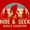Men's Design By Humans Bigfoot - Hide And Seek World Champion By clickbong Tank Top - 2 of 2