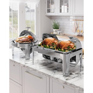 2 Stainless Steel Transparent Square Dining Stoves - Stainless Steel, Transparent, Square Shape, Heat Resistant, Easy to Clean - 1 of 4