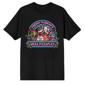 Bioworld Five Nights at Freddy's Mega Pizzaplex Men's Graphic Tee