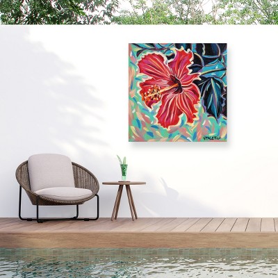 "Hawaiian Beauty Ii" Outdoor Canvas