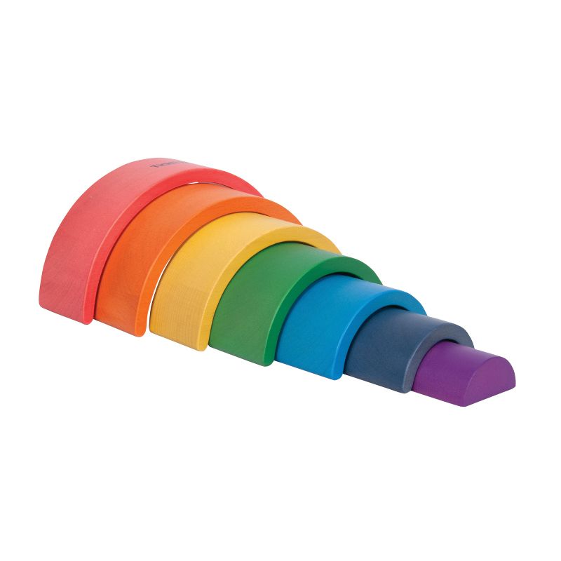 TickiT Wooden Rainbow Architect Arches, Set of 7, 5 of 10