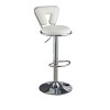 NicBex Set of 2 Bar Stools for Kitchen Island,Faux Leather Counter Bar Stools with Metal Frame,Bar Chairs for Dining Rooms,Kitchens Islands - 2 of 4