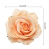 Unique Bargains Soft Fabric Weddings Party Women Rose Flower Hair Clips 30 Pcs - 2 of 4