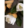 Artificial Magnolia Flowers with Leaves Spray 39"L – Lifelike Floral Stem, Set of 6 by Kalalou - 2 of 4