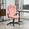 Aghana Digitals Pink Teddy Velvet Executive Chair with 6 Vibration Massage Points, Lumbar Heat, - 2 of 4