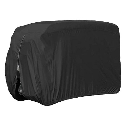 LakeForest"Universal 4-Passenger Golf Cart Cover, 210D Water-Resistant, UV-Proof for EZGO, Club Car, Yamaha"Black