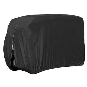 LakeForest"Universal 4-Passenger Golf Cart Cover, 210D Water-Resistant, UV-Proof for EZGO, Club Car, Yamaha"Black - 1 of 4