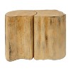 MAYEERTY 1 Pack 2-in-Modern End Table, Irregular Side Table for Living Room, Patio, Indoor Outdoor Use - 2 of 4