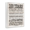 Stupell Industries 100 Years From Now Inspiring Teacher Framed Giclee Art - 2 of 4