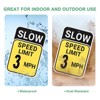 Unique Bargains Aluminum Weather Resistant Waterproof Rust Free Traffic Signs 1 Pc - 4 of 4