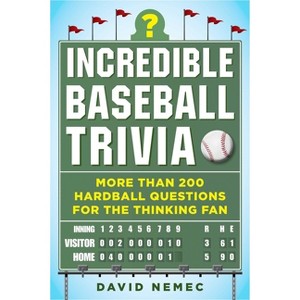 Incredible Baseball Trivia - by  David Nemec (Paperback) - 1 of 1