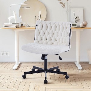 Modern Criss Cross Office Chair - Extra Wide Seat with Adjustable Height - 1 of 4