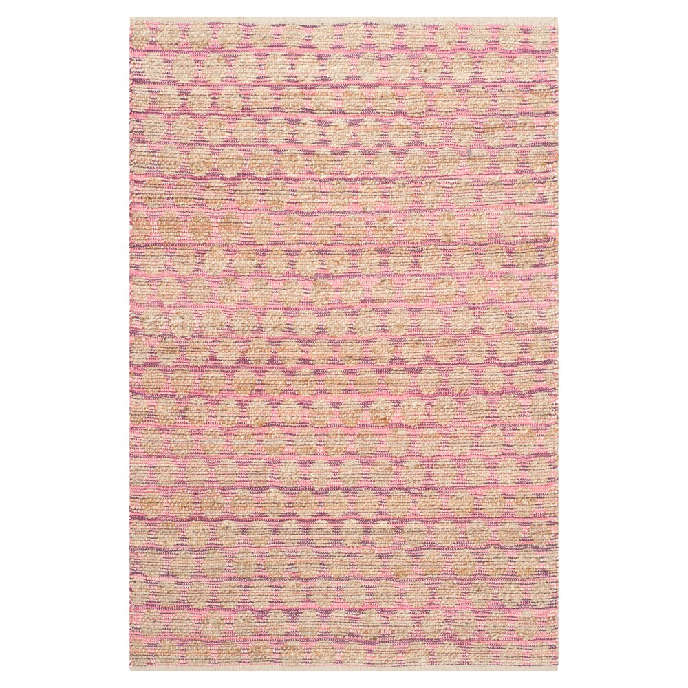 Caleb Accent Rug - Maroon/Natural (4'x6') - Safavieh