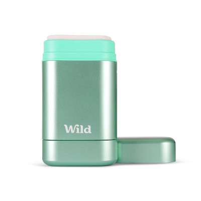 Wild Cosmetics Cream Deodorant Refill - Coconut & Vanilla with Aqua Case - Aluminum-Free 5.29oz