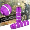 Unique Bargains Universal Aluminum Alloy BMX MTB Bicycle Rear Foot Pegs Footrests for 3/8" Axles 4 Pcs - 4 of 4