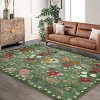 Fulvari Colorful Color Floral Door Mat Indoor Entrance Non-Slip Soft Oriental Vintage Carpet Kitchen Entryway Bedroom Corridors Indoor - 3 of 4