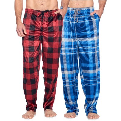 red buffalo check / navy grey plaid