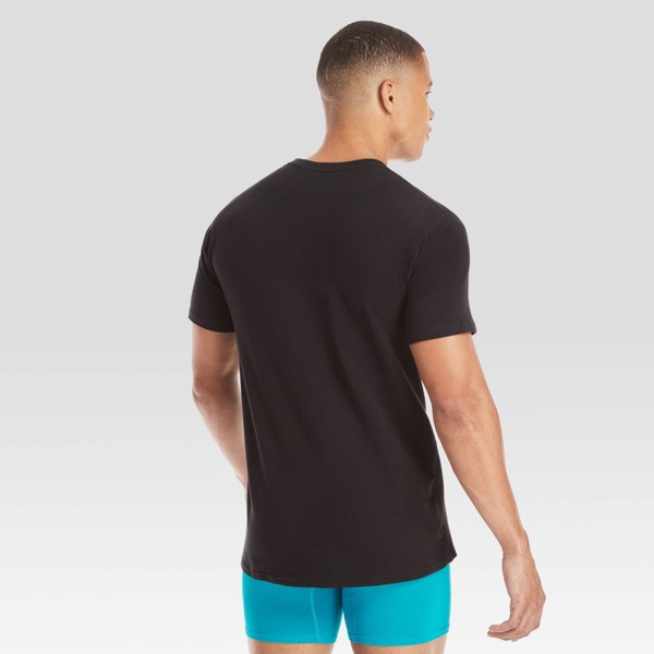 Paquete de 3 camisetas interiores de cuello redondo para hombre Hanes Premium 3