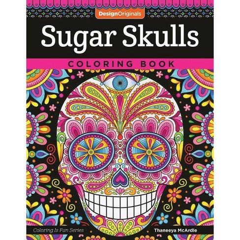 Sugar Skull Coloring Book For Adults and Teens