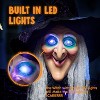 Joyfy Halloween Hanging Talking Witch, Halloween Hanging Ghosts Decorations Prop, Light-up Hanging Witch for Haunted House Outdoor/Indoor Decor - 4 of 4