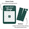 Big Dot of Happiness Emerald Elegantly Simple - Find the Guest Bingo Cards and Markers - Wedding & Bridal Shower Bingo Game  Set of 18 - 2 of 4