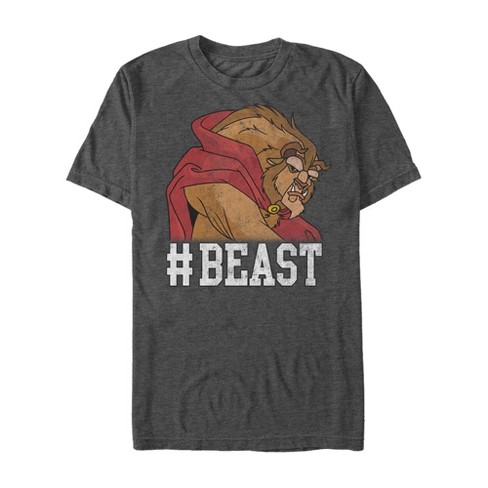 Men's Beauty and the Beast #Beast T-Shirt - Charcoal Heather - Small