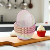 Unique Bargains Disposable Baking Cups Greaseproof Paper Multicolor 1.89"x1.18" 100 Pcs - 2 of 4