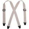 CTM Women's Elastic Undergarment TSA Compliant Clip End Suspenders - 4 of 4