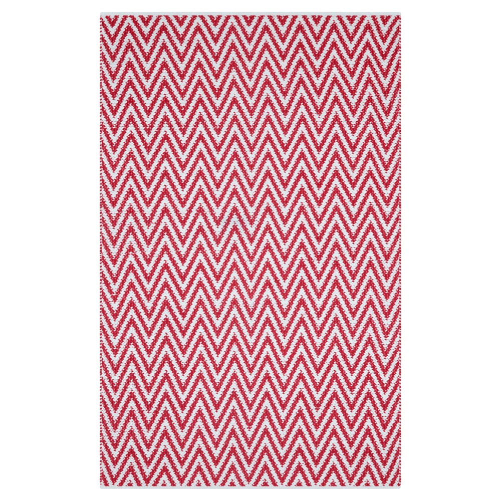 Montauk Rug - Red/Ivory - (4'x6') - Safavieh