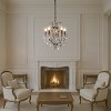 ALOADECOR  Classic/Traditional Lighting Fixture Antique Gold Ornate Crystal Chandelier - 3 of 4
