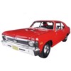 1970 Chevrolet Nova SS Coupe Red 1/18 Diecast Model Car by Maisto - 2 of 3