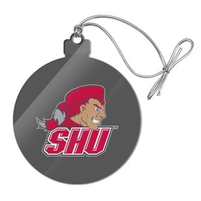Sacred Heart University Secondary Logo Acrylic Christmas Tree Holiday Ornament
