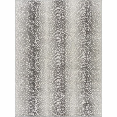 Hauteloom Pointblank Black&Gray Antelope Print Rug