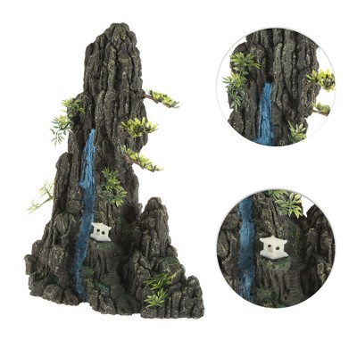 Unique Bargains Aquarium Terrariums Mountain For Fish Tank Landscape