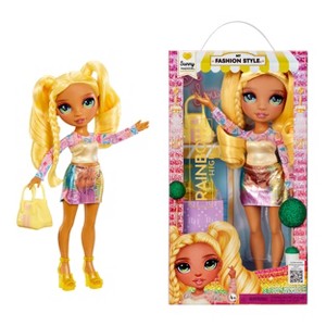 Rainbow High My Fashion Style Sunny, Yellow 11" Fashion Doll with Statement Outfit, Stylish Handbag - 1 of 4