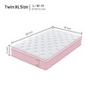 Sapphtopaz 12 In Mattress with Pocket Spring&Memory Foam Cool Knitted Cover Hybrid Mattress for Breathable&Pressure Relief for Bedroom,Pink - 2 of 4