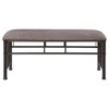 Coaster Livingston Traditional Upholstered Bench Brown/Dark Bronze - image 3 of 4