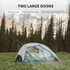Naturehike Star River UL 2 Person Backpacking Tent, Double Layer Waterproof Two Person Tent, Lightweight Backpacking Cycling 2 Person Tent - 2 of 4