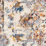 burnt orange, gray, light blue, light gray, olive, navy