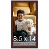 PosterPalooza | Photo Size Minimalist Brown Picture Frame - UV Acrylic, Foam Board Backing, Hanging Hardware - 2 of 4