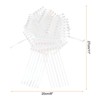 Unique Bargains Large Gift Wrapping Bows Chiffon Pull Bow Ribbon 15 Pcs - 2 of 4