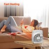 BEYOND HEAT Small Electric Space Heater, 1500W 2 in 1 Portable Desk Heater Fan with Adjustable Thermostat for Indoor Use - 4 of 4