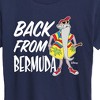 Women's - Disney - Straight Outta Bermuda Short Sleeve Graphic T-Shirt - 2 of 4
