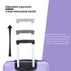 3 Piece Luggage Sets, Lightweight Suitcase With 2 Hooks And 360 Degree Spinner Wheels For Men Women (20in/24in/28in) - 4 of 4