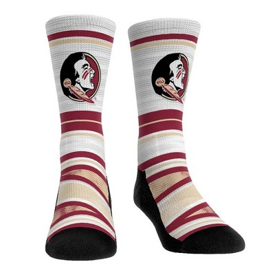 NCAA Florida State Seminoles Adult Long Distance Crew Socks - L/XL